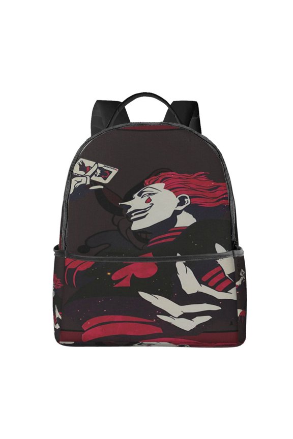 14.5In Hunter X Hunter Hisoka Backpac Lightweight Backpac Outdoor Laptop Bag