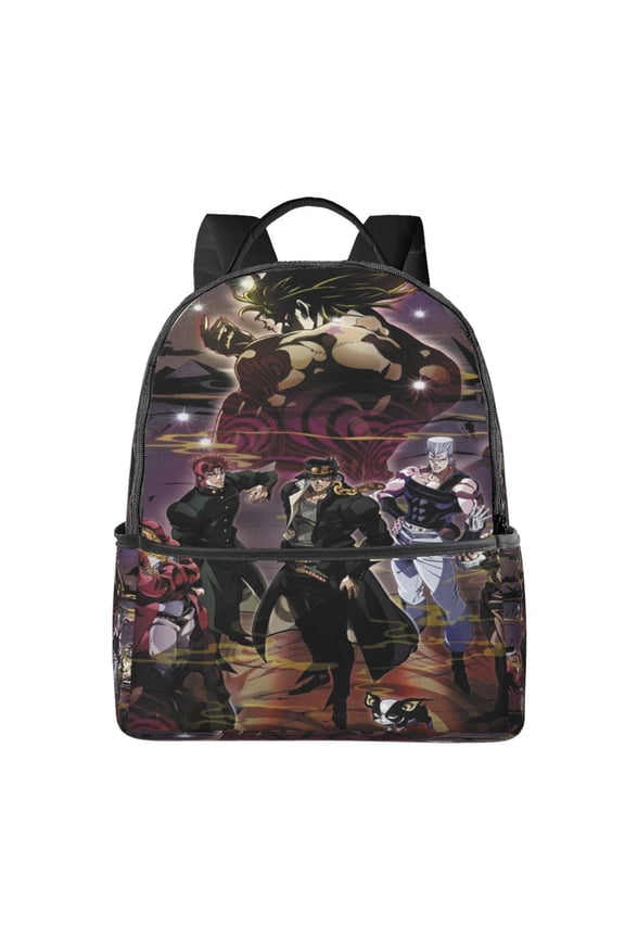 14.5in Jojo Bizarre Adventure Backpack Lightweight Backpacks Portable Outdoor Travel