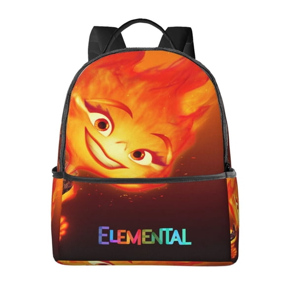 14.5In Water Fire Element-a Backpac Lightweight Backpac Outdoor Laptop Bag