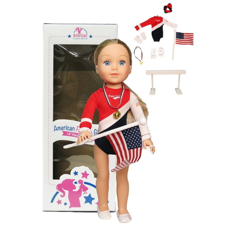 Doll Rosie USA Gymnast Complete Gymnastic Set American