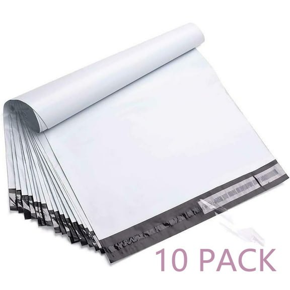14.5x19 Inch Polyethylene Courier Bags, 10/20/30 Waterproof Garment Shipping Bags, Small Business Supplier Strong Adhesive Shipping Envelopes, Self Seal Mailing Plastic Bag Mailing Envelope
