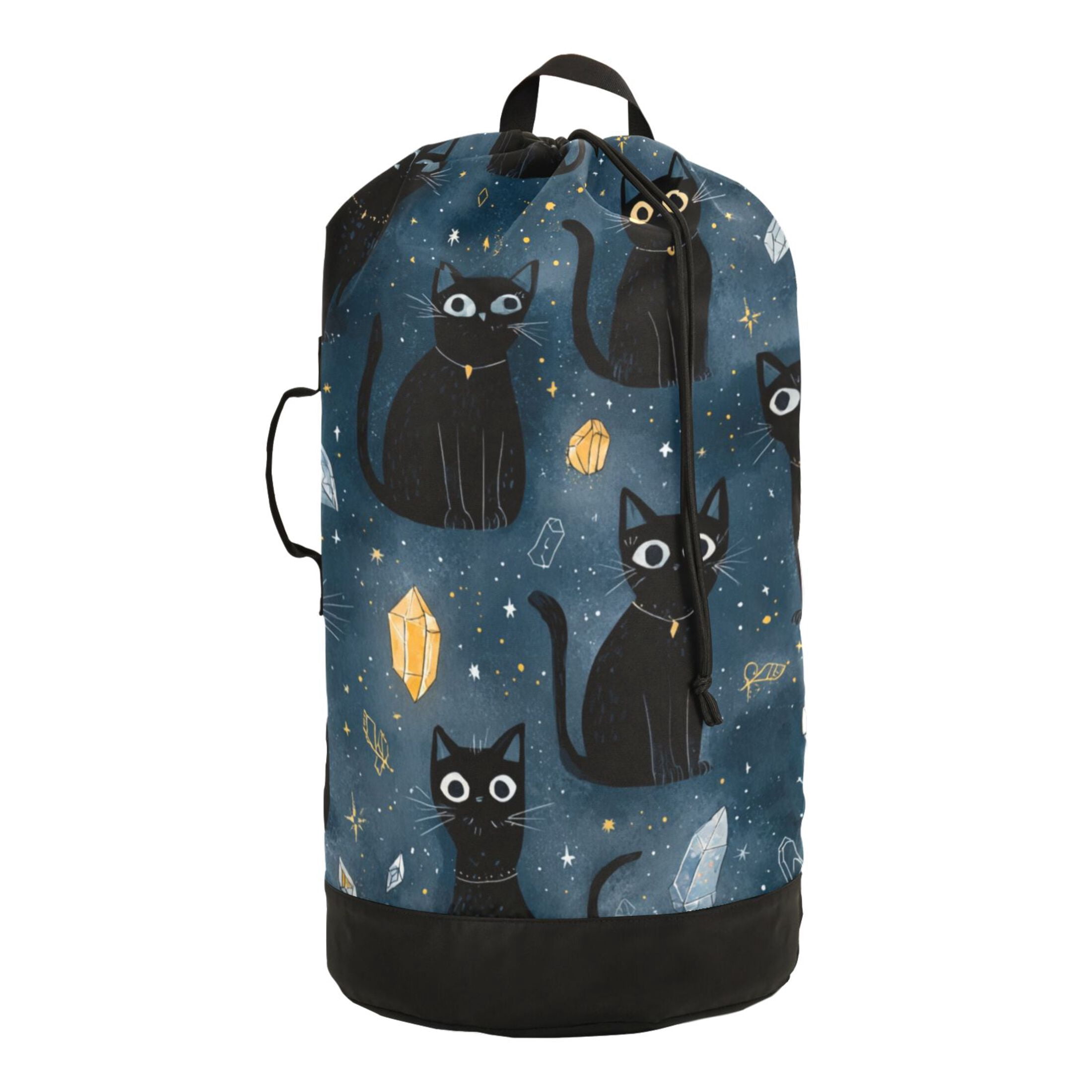 14.5x29.3in Laundry Backpack Bag with Drawstring & Adjustable Straps ...