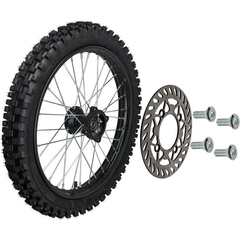 Front Rear Wheel Kit For 50CC 70CC 90CC Dirt Bike Pit Bike