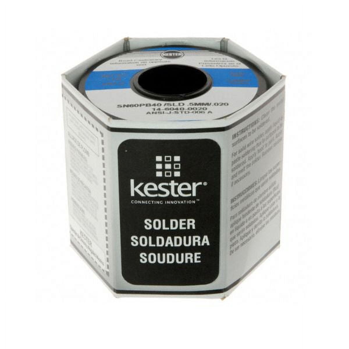 14-6337-0025 - SOLDER WIRE 63/37 SOLID 1LB 0.6 MM 0.025IN SN63PB37