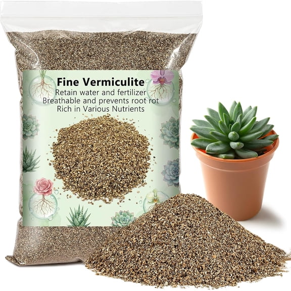 14.6OZ Vermiculite - Organic Vermiculite for Gardening Plants Fine Horticultural Soil Amendments Bulk Additive Perfect Potted and Garden Professional Grade 1-3mm