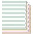 thumbnail image 1 of 14 7/8" X 11" 15# 1/2" Green Bar 4Part Carbon Interleaf Continuous Computer Paper, 750 Sheets, 1 of 1