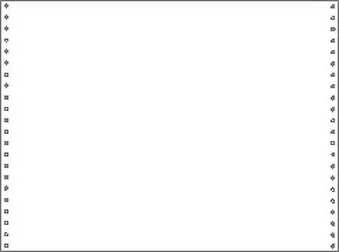 14-7/8 x11" Continuous Paper 15# White, 4 Part, No Side Perfs