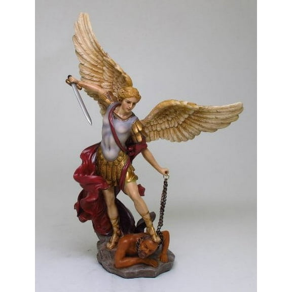 14.75 Inch Saint Michael Orthodox Religious Statue Figurine
