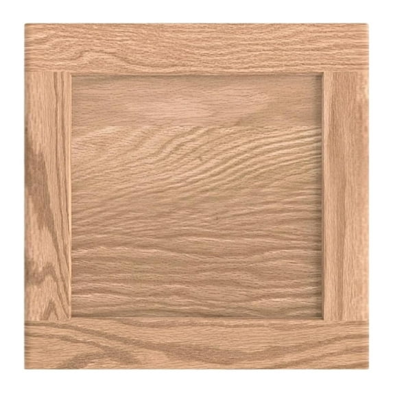 14.75W x 14H Unfinished Oak Kitchen Cabinet Door Replacement, Shaker Style