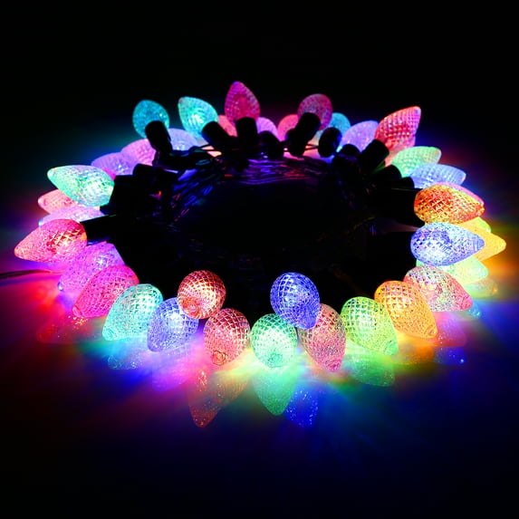 14.76ft 40 Bulbs LED Strawberry String Lights, USB Supplied Colored Decorative Lighting for Party, Celebration, Wedding Decoration