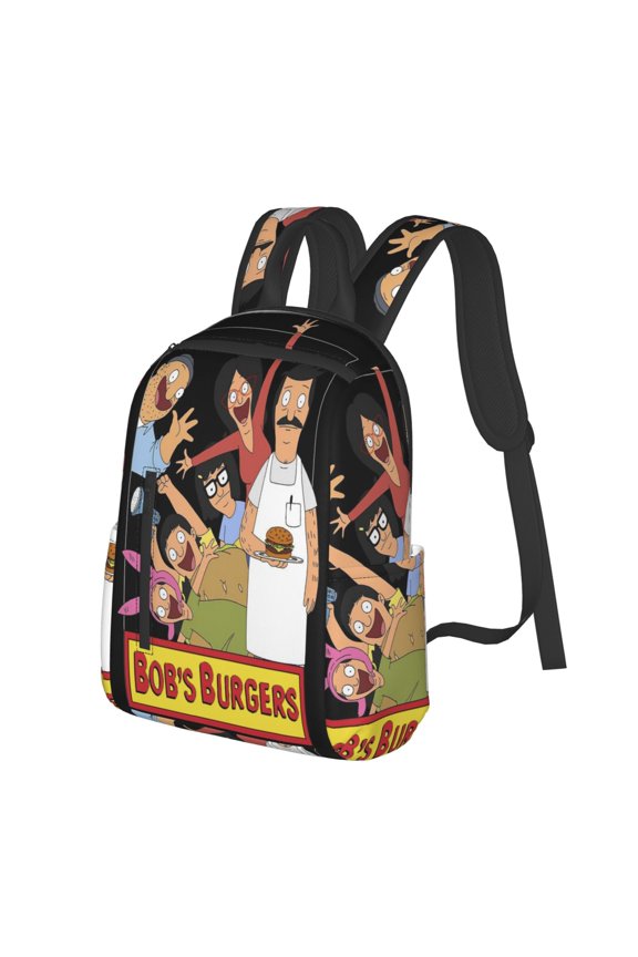 14.7In Bob's Bur-Ger Backpack Lightweight Laptop Backpack Casual Daypack Backpacks Purse Travel Hiking Backpack