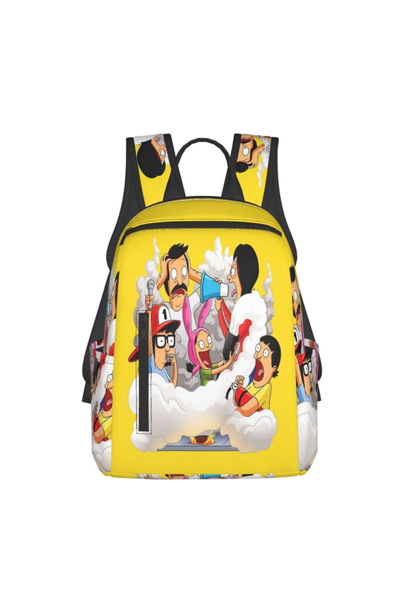 14.7in Bob's Burger Backpack Lightweight Laptop Backpack Daypack Backpacks Travel
