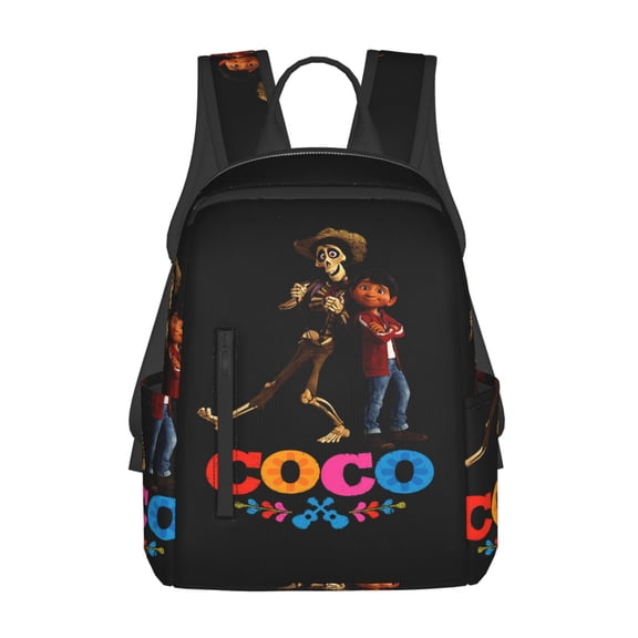 14.7in Co-c Movie Backpack Cute Cartoon Lightweight Backpacks Portable Outdoor Travel