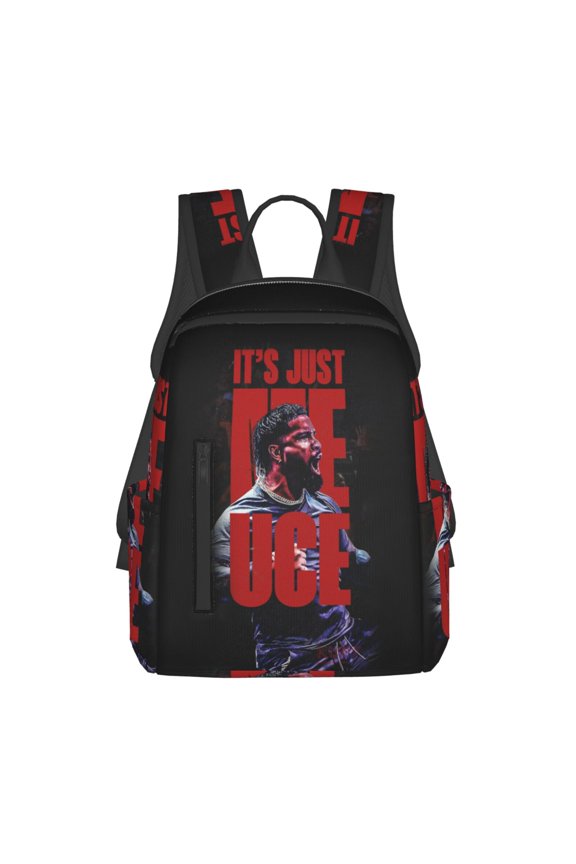 14.7in Wres-tler Jey US-0 Backpacks Front Pocket Laptop Bag Cartoon Bags Bookbag Daypack Outdoor Travel