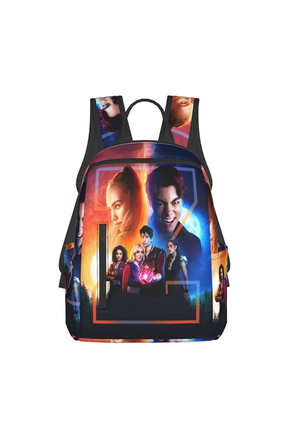 14.7in Zombio Character Backpacks Front Pocket Laptop Bag Cartoon Bags Bookbag Daypack Outdoor Travel