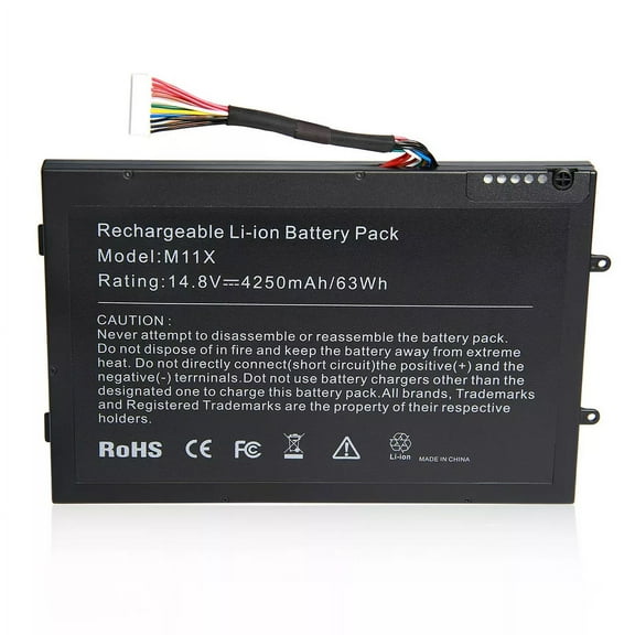 14.8V Battery For Dell Alienware M11x M14x R1 R2 8P6X6 KR-08P6X6 T7YJR P06T