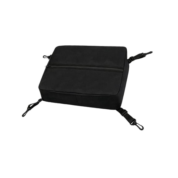 14.96" Paddle Board Deck Bag Splash Resistant SUP Storage Bag 4 Quick Clips Portable Kayak Accessories Bag for Water Sports Camping Hiking