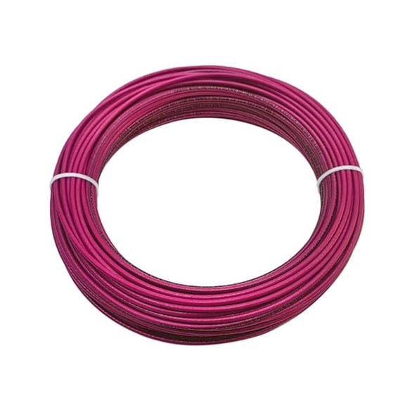 14 AWG Gauge Insulated Stranded Copper THHN/THWN-2 Building Wire - 600 Volts Residential, , Industrial UL Listed (100 Feet, Pink)