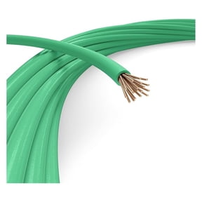 14 AWG Insulated Stranded Copper THHN/THWN Wire 150 FT - 14 Gauge Ground Wire for Electrical Grounding in Residential, , Industrial Buildings - 150 Feet (45 Meters), Green