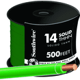 14 AWG Solid THHN Electrical Wire - Single Pack — Indoor & Outdoor Use ...