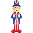 thumbnail image 1 of Uncle Sam Lighted Blow Mold Décor, 14", Patriotic by Way To Celebrate, 1 of 6
