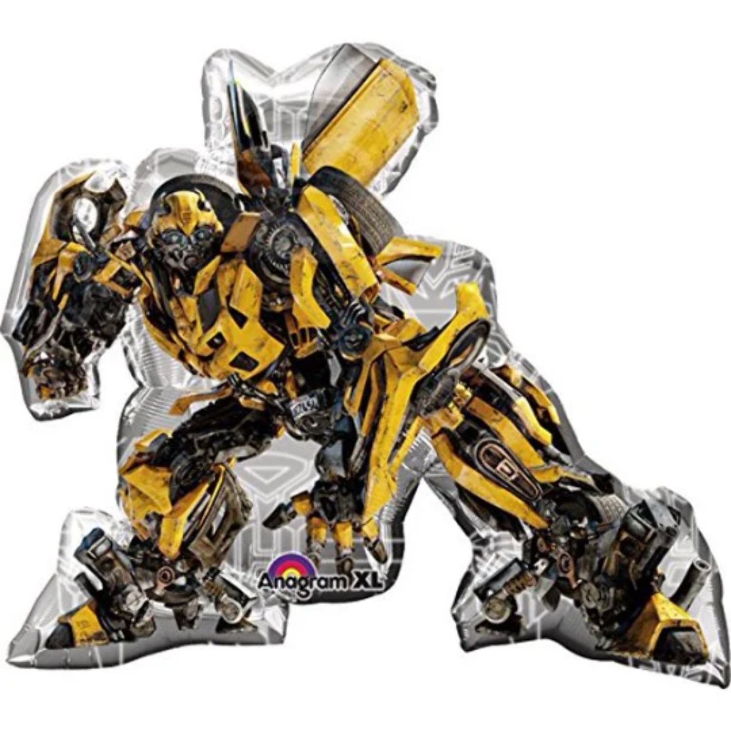 14" BUMBLE BEE TRANSFORMERS Mini Shape Balloon (Air-Fill Only) Party Supplies Decorations Foil Mylar Balloon