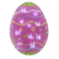 thumbnail image 1 of 14" Battery Operated LED Lighted Easter Egg Window Silhouette, 1 of 2