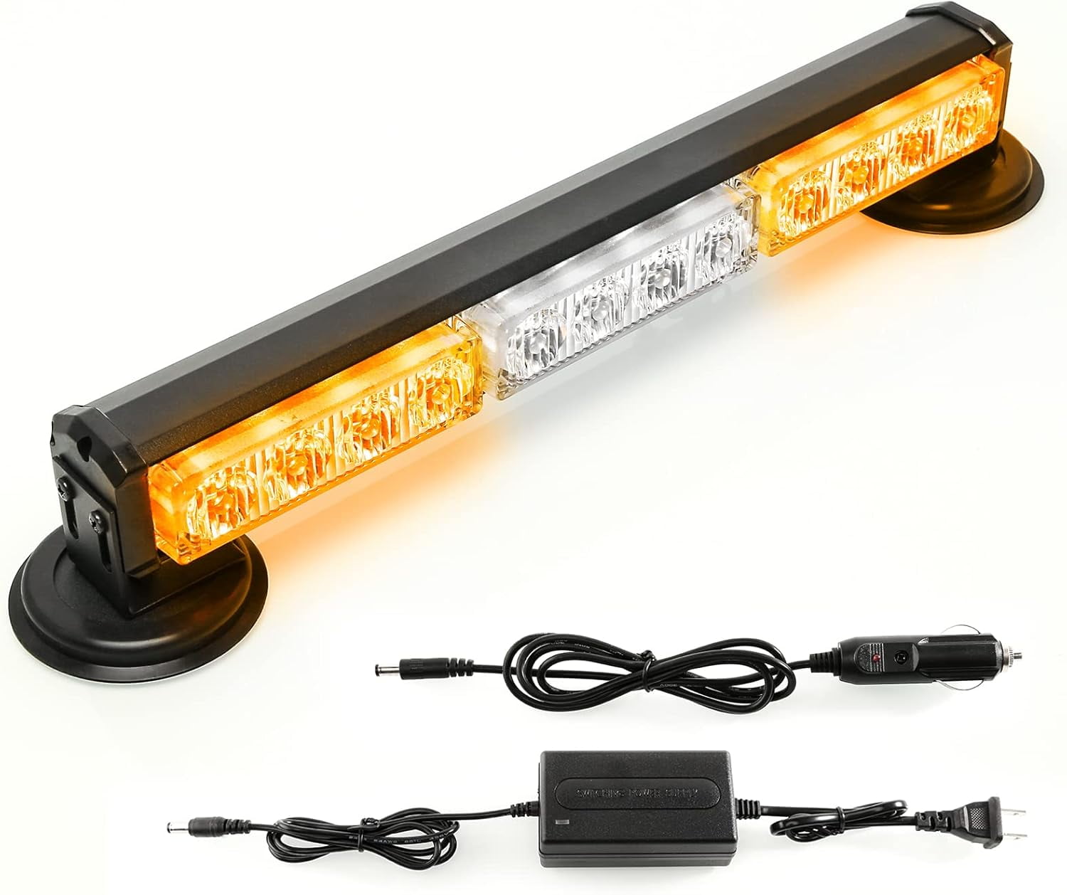 14" Battery Powered Emergency Strobe Lights Bar for Truck Vehicle