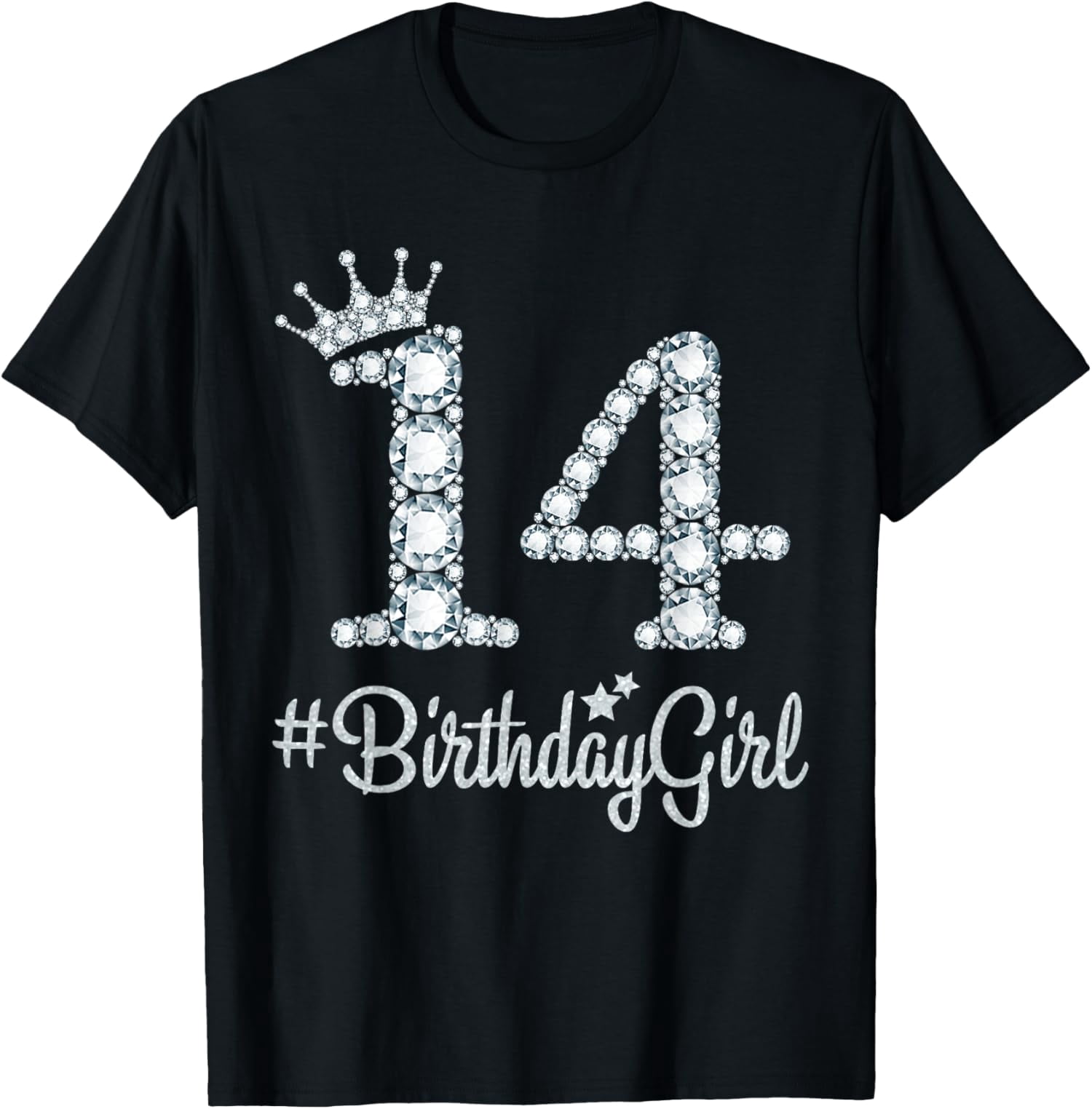 14 BirthdayGirl 14 Years Old Happy 14th Birthday Girl T-Shirt