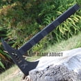 thumbnail image 1 of 14" Black Outdoor Camping Survival Hunting Axe Hatchet Fixed Blade Knife, 1 of 4