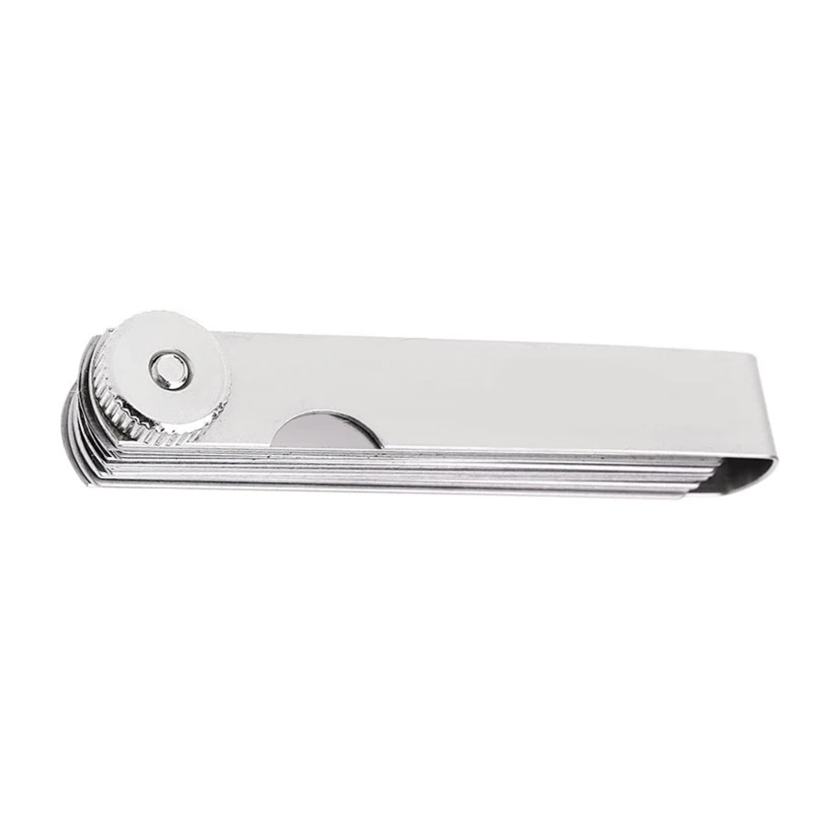 14 Blade 0.05-1mm Feeler Gauge Gage Thickness Measurment Tool Metric Gaps Filler ,Corrosion-Resistant
