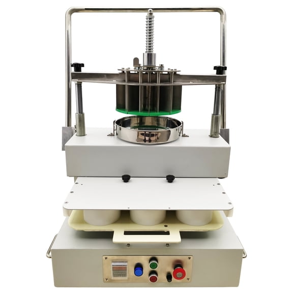 14 Blocks Semi-Automatic Dough Divider Electric Dough Rounder Commercial Table-type Dough Cutting Rolling Machine 3.5oz-6.3oz 110V