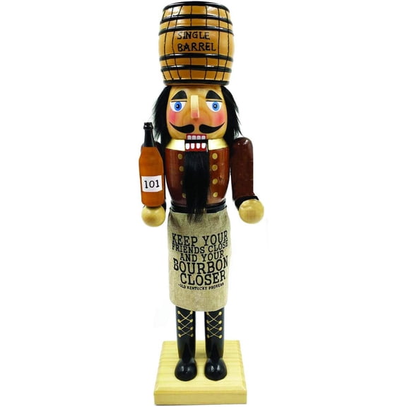 14" Bourbon Barrel Nutcracker