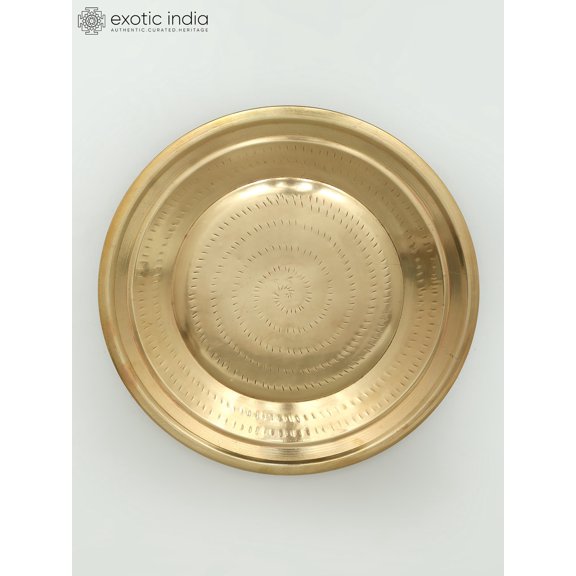 14" Brass Ritual Thali