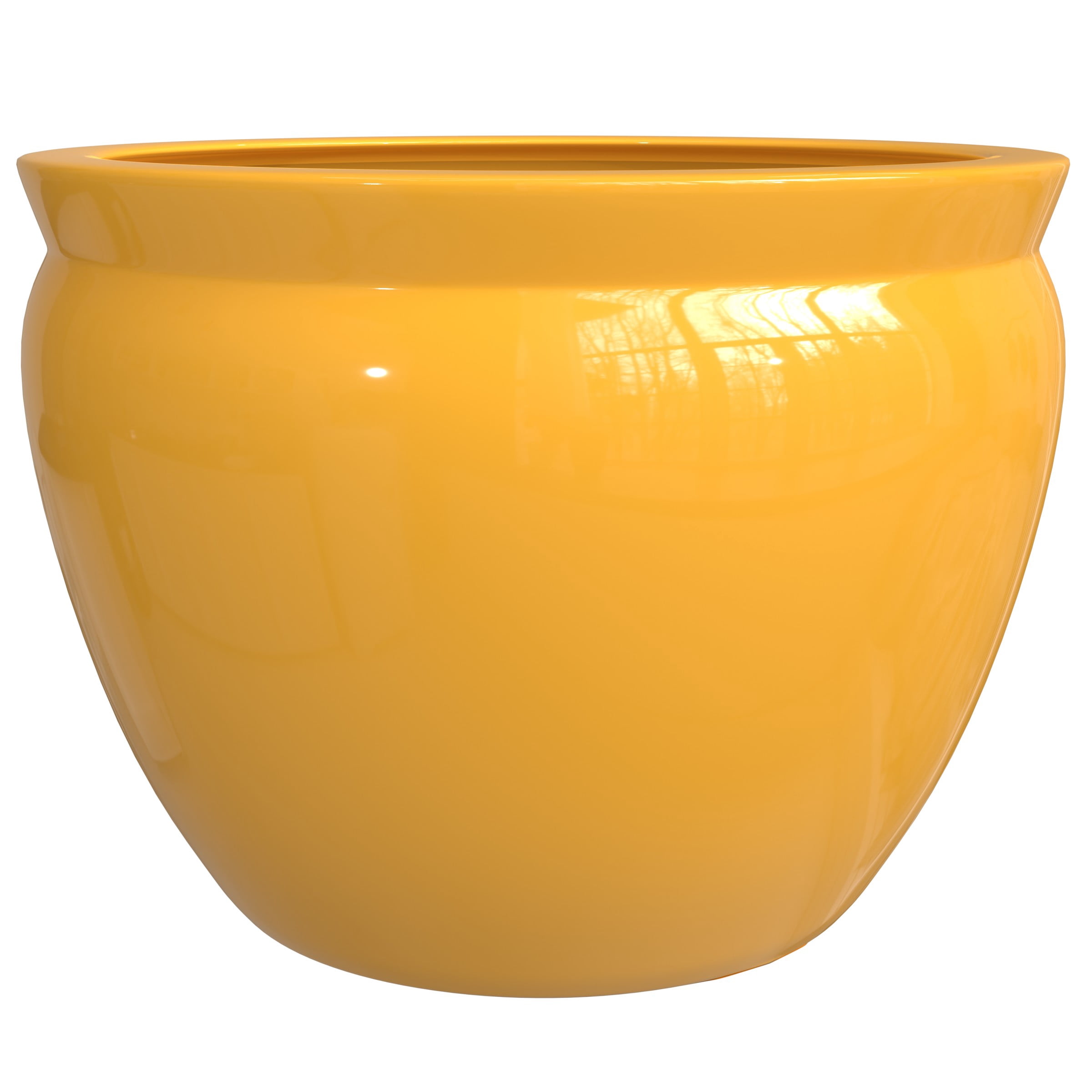 Yellow Fish Color Pot Red Lantern 14
