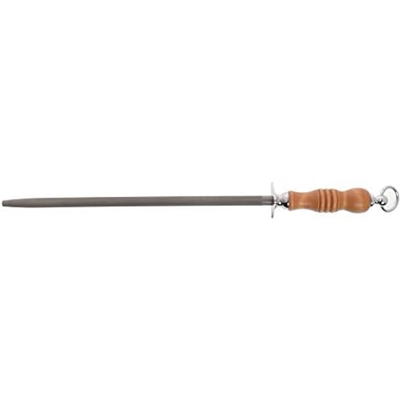 14 Butcher Steel  1227-14, Heavy-Duty Magnetized Honing Rod for Razor-Sharp Edges, Medium Coarse Surface, Hardwood Handle, Made in the USA$$Home Decor, Kitchen, & Other