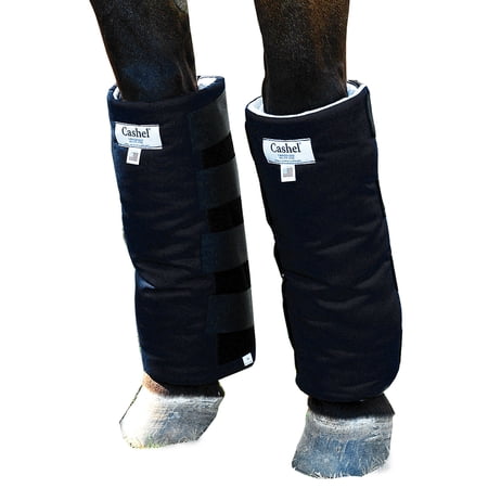 14" Cashel Horse Bandage Ship Boot Adjustable Yet Nonbinding Black
