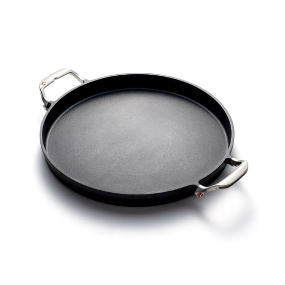 14" Cast Iron Grill Paella and Deep Dish Pizza Pan