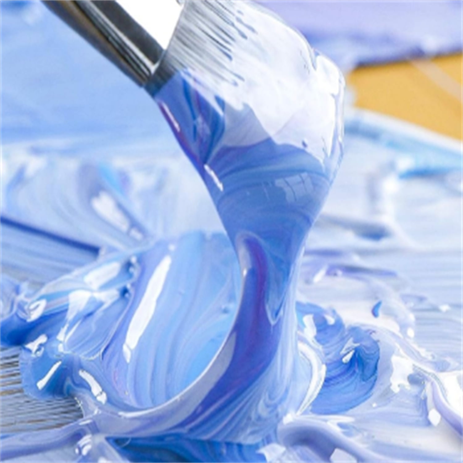 14 Colors Large Bulk Acrylic Paint Set (16.9 oz,500 ml) Rich Art Painting Supplies, Non Toxic for Multi Surface Rock Canvas Wood Ceramic Leather Fabric Craft, for Kids Adult with Color Wheel