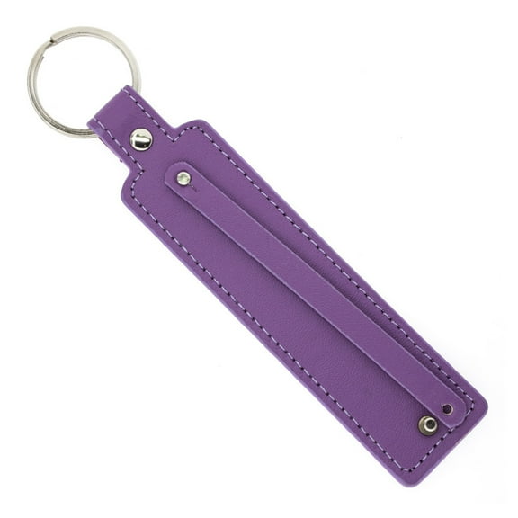 14 Colors Stickout PU Leather Keychain Business Gift Leather Keychain Men Women Car Keystrap Waist Wallet KeyChains