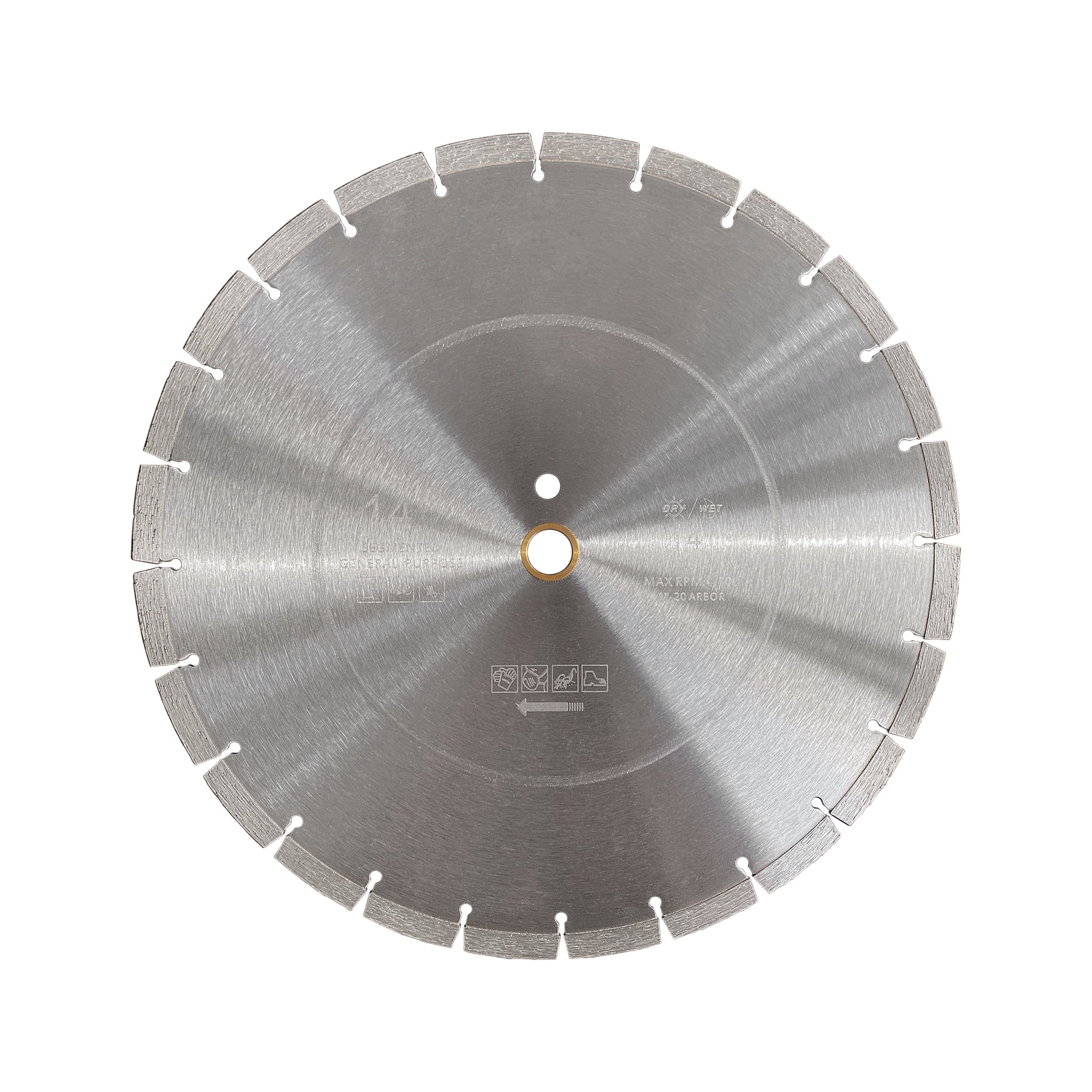 Whirlwind USA 14 in. 72-Teeth Segmented Diamond Blade for Dry and Wet Metal Cutting Whirlwind USA 14 in. 72-Teeth Segmented Diamond Blade for Dry and Wet Metal Cutting