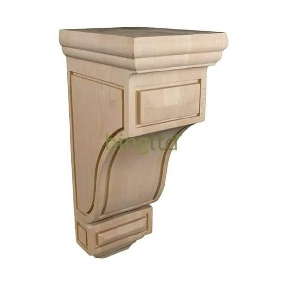 14" Corbel Traditional Solid Maple Bracket - 1 PC (C-PM6-MAPLE)