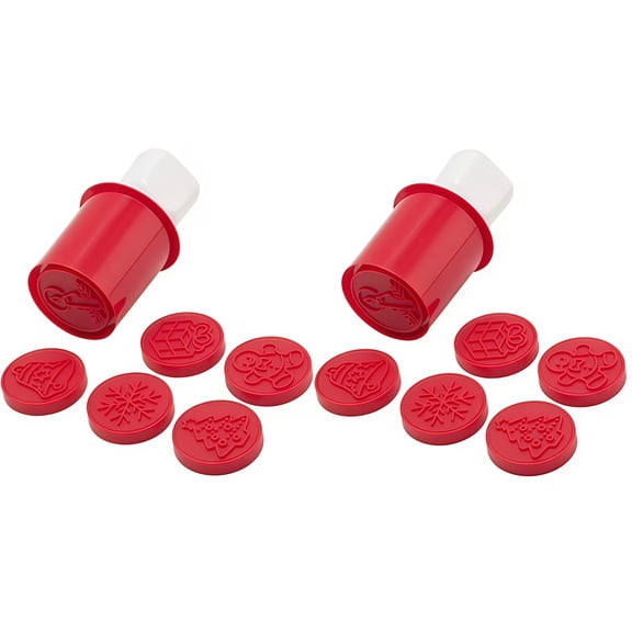 14 Count Christmas Cookie Molds Set for Seasonal Sweet Treats and Gifts