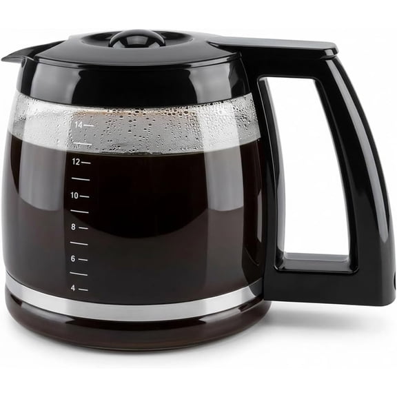 14-Cup Coffee Carafe Replacement for Cuisinart Coffeemaker Pt. DCC-2200RC | Fits DCC-3200, DCC-3200P1, DCC-2200, DCC-2600, DCC-2800, DCC-1800FR CBC-7000PCFR, CBC-7400PC Series