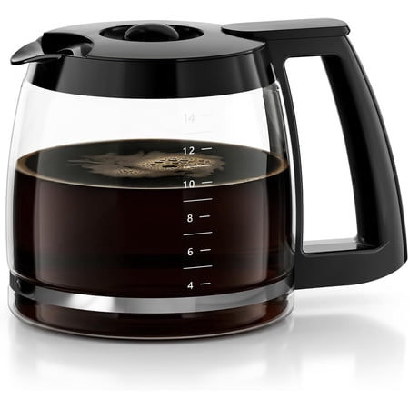 14 Cup Coffee Pot Replacement Compatible with Cuisinart Coffee Makers DCC-3200, DCC-2200, DCC-2200RC, DCC-2600, DCC-2800, DCC-3200FR, CBC-7200PC, DCC-1800FR, 14 cups carafe replacement
