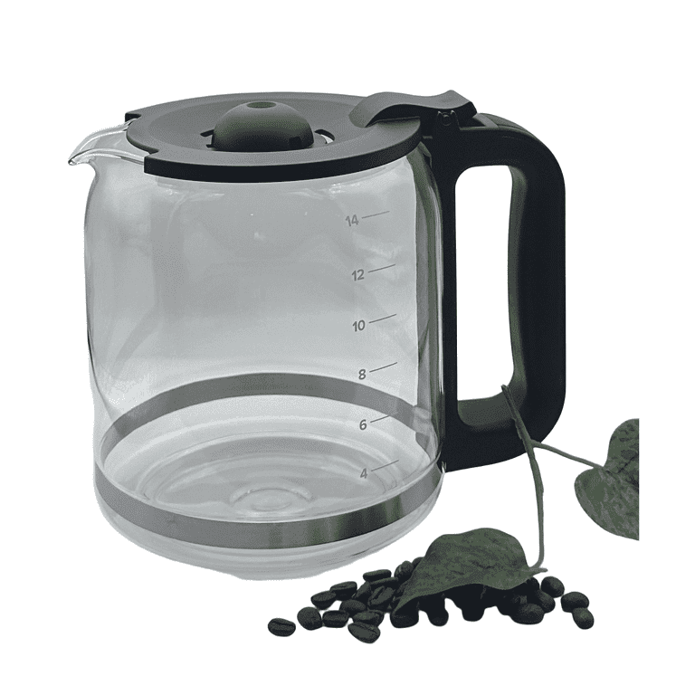 14 Cup Coffee Pot Replacement Compatible with Cusinart DCC-3200 Series  DCC-2200,DCC-2800,DCC-2600,DCC-1800FR,CBC-7400, CBC-7000PC,CBC-6800 Coffee  ...