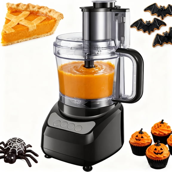 14-Cup Kitchen Processor Food Processor, Multi-Functional Electric Food Chopper for Vegetables, Meat, Nuts & Dough, High Power for Home Cooking & Daily Meal Prep