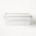 thumbnail image 1 of 14 Cup Tritan Plastic Rectangle Food Storage Container Clear - Stackable, Freezer; Microwave Safe, 1 of 4