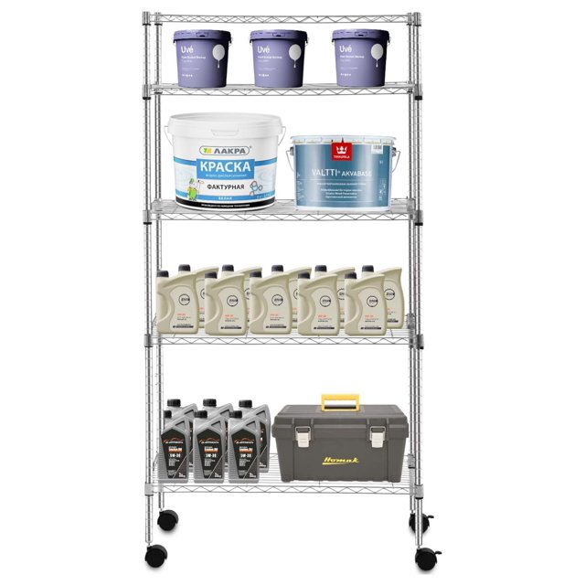 14" D x 30" W x 60" H Shelves Storage Shelves Shelving NSF Certified 5