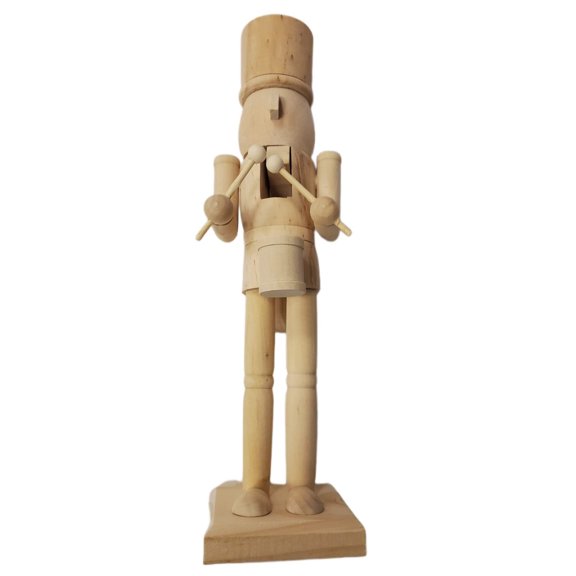 14" DIY Pinewood Drummer Nutcracker Kit